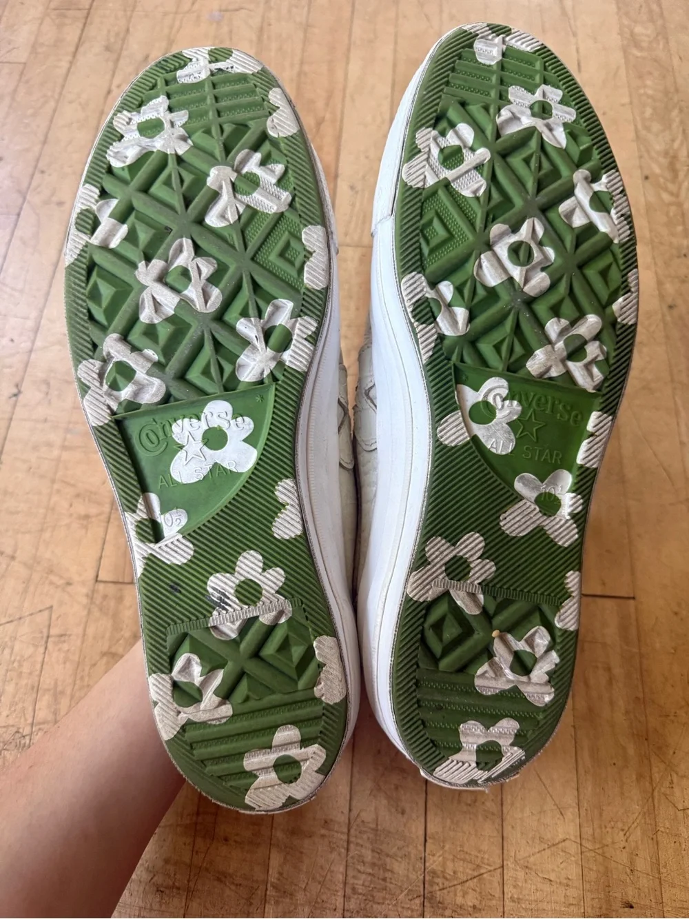 GOLF LE FLEUR X CONVERSE Men's Gator Lace Up Low Top Sneakers Frozen Dew US 10.5 - Picture 8 of 11